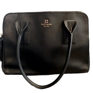 Kate Spade Southport Lydia Bag Satchel Black Pebbled Leather